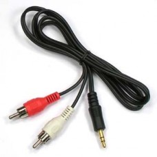 3FT 2.5 mm to RCA AV Camcorder Video Cable,2.5mm Male to 3RCA Male Plug Audio Video AUX Cable for Smartphones MP3 Tablets Speakers Home Theater