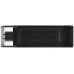 Kingston DataTraveler 70 128GB Portable and Lightweight USB-C flashdrive with USB 3.2 Gen 1 speeds (DT70/128GBCR)