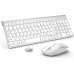Prodata Wireless Keyboard and Mouse Combo, Slim Wireless Keyboard Mouse with Numeric Key