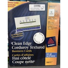 Avery Clean Edge Corduroy Textured Business Cards/140 cards 
