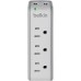 Belkin BZ103050-TVL 3-Outlet Mini Travel Swivel Charger Surge Protector with Dual USB Ports, 1-Amp/5-watt