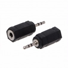 3.5mm Female to 2.5mm Male Headphone Jack Audio Earphone Plug Adapter Stereo Headphones Converter