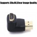 HDMI 90 Adapter Right Angle, HDMI Connector Male to Female