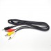 3FT 2.5 mm to RCA AV Camcorder Video Cable,2.5mm Male to 3RCA Male Plug Audio Video AUX Cable for Smartphones MP3 Tablets Speakers Home Theater