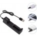 Update 1 Slot Fast Charger Universal Intelligent USB Battery Charger for 18650 14500 1634 Rechargeable Batteries Lithium Battery Charger
