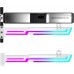 RGB GPU Support Bracket, GPU Brace Support, 5V 3Pin addressable GPU Holder, Built-in ARGB, Adjustable Length and Height (White)