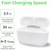 Charging Case Compatible for Air Pods Pro 1 2 Generation, Wireless Replacement Case Only Compatible for Earbuds Pro 1 2 Gen, Charger Case with Bluetooth Pairing Sync Button