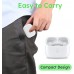Charging Case Compatible for Air Pods Pro 1 2 Generation, Wireless Replacement Case Only Compatible for Earbuds Pro 1 2 Gen, Charger Case with Bluetooth Pairing Sync Button