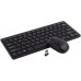 Wireless 2.4G Mini Keyboard Mouse Combo Cordless Slim Design for Desktop Laptop/Black