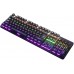 K30 USB Wired Gaming Mechanical Keyboard 104 Keys NKRO Luminous Blue Switch RGB Backlit Keyboard