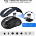 Bluetooth Wireless Mouse for Laptop,USB+BT×2,USB-C Charging,Quiet Multi Device Mouse,Metal 4-Way Super Scrolling,± 3200 DPI,10 Button,Plug&Play,Ergo Computer Cordless Mice,for iPad/Tablet/Mac/PC/Phone