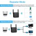 WiFi Extender/Repeater，Covers Up to 9860 Sq.ft and 60 Devices, Internet Booster - with Ethernet Port, Quick Setup, Home Wireless Signal Booster