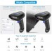 NETUM Bluetooth Barcode Scanner, Compatible with 2.4G Wireless & Bluetooth Function & Wired Connection, Connect Smart Phone, Tablet, PC, CCD Bar Code Reader Work with Windows, Mac,Android