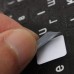 Universal English Keyboard Stickers/Replacement Typing Keyboard Skin Black Background White Large Lettering Universal English Keyboard Stickers/Replacement Typing Keyboard Skin Black Background White Large Lettering