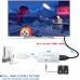 Wii to HDMI Converter, Wii to HDMI Adapter 1080p 720p Output Video and Audio with 3.5mm Jack Audio, Support All Wii Display (White )