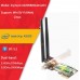 Ziyituod PCIe WiFi Card, Bluetooth 5.2 AX200 Wireless PCI Express Network Adapter, Wi-Fi Card Dual Band 2.4GHz/574Mbps or 5GHz/2400Mbps Wireless PCI-e Card for Desktop