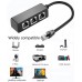 RJ45 Ethernet Splitter 1 to 3 Network Adapter, RJ45 1 Male to 3 Female LAN Ethernet Adapter Cable, Suitable Super Cat5, Cat5e, Cat6, Cat 7, Cmpatible with ADSL, TVs, Set-top Boxes, Routers, Computers