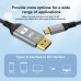 6ft USB Type C to 16K DisplayPort 2.1 Cable, 16K@30Hz 8K@120Hz 4K@240Hz, Thunderbolt 5 to DP Cable,40Gbps,Type C Compatible with MacBook Pro M4,M3, iPhone 16 Pro, Dell XPS, Gaming Monitor 6ft USB Type C to 16K DisplayPort 2.1 Cable, 16K@30Hz 8K@120Hz 4K@240Hz, Thunderbolt 5 to DP Cable,40Gbps,Type C Compatible with MacBook Pro M4,M3, iPhone 16 Pro, Dell XPS, Gaming Monitor