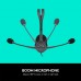 Logitech H111 Wired Headset, Stereo Headphones with Noise-Cancelling Microphone, 3.5 mm Audio Jack, PC/Mac/Laptop/Smartphone/Tablet - Black