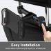 Car Tablet Holder, Headrest Tablet Mount -Universal 360 Rotating Car Seat Stand Cradle for All 6.1-12.9" Tablet, iPad Pro 10.5, 12.9, iPad Air Mini, Switch, Samsung Tab, Accessories- Black