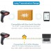 NETUM Bluetooth Barcode Scanner, Compatible with 2.4G Wireless & Bluetooth Function & Wired Connection, Connect Smart Phone, Tablet, PC, CCD Bar Code Reader Work with Windows, Mac,Android