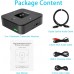 Bluetooth 5.0 Transmitter Receiver for TV to headphones, Bluetooth Audio Adapter for TV/PC/Airplanes/Home Stereo/Speaker, Digital Optical 3.5mm AUX RCA Jack, Pair 2 Headphones Simultaneously