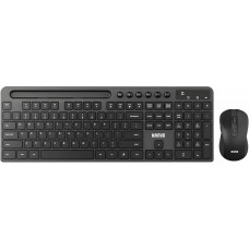 Marvo KC411W Wireless 2.4Ghz Keyboard and Mouse Combo with Phone Tablet Holder, Silent Mouse with 6 Button, Compatible with MacBook, Windows_Black Marvo KC411W Wireless 2.4Ghz Keyboard and Mouse Combo with Phone Tablet Holder, Silent Mouse with 6 Button, Compatible with MacBook, Windows_Black