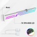 RGB GPU Support Bracket, GPU Brace Support, 5V 3Pin addressable GPU Holder, Built-in ARGB, Adjustable Length and Height (White)