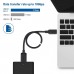 USB C Hard Drive Cable 3FT, Short USB 3.1 C to Micro B Cable 10Gbps USB C to Hard Drive Cord Compatible with MacBook Pro Air, Galaxy S5, My Passport Drives etc,