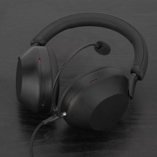 Geekria Boom Mic Headphones Cable Compatible with Sony WH-ULT900N WH-1000XM5 WH-1000XM4 WH-XB920N, 3.5mm Jack Nylon Braided Replacement Cord with Boom Microphone for Gaming & Meeting 