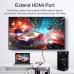 HDMI Extension Cable (10FT, 4K 60Hz HDMI Extender Cord, Male to Female Adapter, High Speed 18Gbps) - Compatible with Xbox, Roku, PS5 / PS4, Nintendo Switch, Laptop, Google Chromecast, Wii U