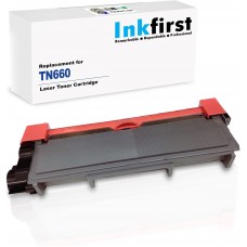 Toner Cartridge Replacement for Brother TN660 TN-660 TN630 TN-630 Black Compatible with HL-L2300D HL-L2340DW HL-L2380DW DCP-L2520DW DCP-L2540DW MFC-L2720DW MFC-L2700DW/Black