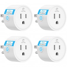 EIGHTREE Smart Plug, Smart Outlet, Works with Alexa, Google Home and SmartThings, WiFi Smart Plugs with APP Remote Control and Timer Function, 2.4GHz Wi-Fi Only, Prise Intelligente, 4Packs/open box EIGHTREE Smart Plug, Smart Outlet, Works with Alexa, Google Home and SmartThings, WiFi Smart Plugs with APP Remote Control and Timer Function, 2.4GHz Wi-Fi Only, Prise Intelligente, 4Packs/open box