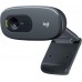 Logitech C270 HD Webcam, HD 720p/30 fps, Widescreen HD Video Calling, HD Light Correction, Noise Reducing Mic, For Skype, FaceTime, Hangouts, WebEx, PC/Mac/Laptop/Macbook/Tablet - Black