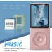 AGPtEK A02 8GB MP3 Player, Supports up to 32GB, Rose-Gold
