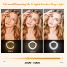 Video Conference Lighting, LED Ring Light with Clip Clamp Mount, Selfie Light Clip on Monitor, Desk for Video Conferencing, Live Stream, Makeup, YouTube, TIK Tok, Vlogs