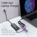 130W Watt USB Type C Charger for Dell XPS 15 9500 17 9700 9575 Latitude 7410 7210 9410 9510 5420 5320 5411 5510 5511 5310 5410 2-in-1 Precision 55 550 550 750 3560 HA130PM170 Laptop Power Adapter Cord