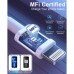 3ft USB-C to Lightning Cable, iPhone Fast Charger Type C Power Delivery Charging Cord for iPhone 14/13/12/11 Pro/Max/XR/XS/Plus/iPad