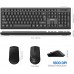 PHILIPS Wireless Keyboard and Mouse Combo | Optimized 2.4GHz Drop-Free Connection | Silent Keyboard & Ambidextrous Mouse | Unified Nano Receiver w/Long Battery Life (SPT6354)