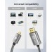 Micro HDMI to HDMI Cable 6.6ft, [Gold Plated, Sturdy Aluminum] Supports 4K@60Hz, HDR, Ethernet, ARC, Compatible with Raspberry Pi 4, GoPro Hero 3/4/5/6/7, Cam Link 4K, Sony A6400 A6000 Camera
