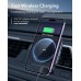 ESR Wireless Car Charger with Magnetic, Compatible with MagSafe Car Charger, Car Accessories, Air Vent Car Phone Holder, Fast Charging, HaloLock Magsafe Car Mount for iPhone 15/14/13/12 Series, Black