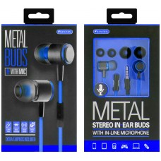 Sentry HM325 Metal Buds: Stereo Earbuds with Mic