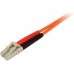 StarTech 50FIBLCSC5 5m Fiber Optic Cable - Multimode Duplex 50/125 - LSZH - LC/SC - OM2 - LC to SC Fiber Patch Cable