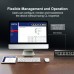 MokerLink 5 Port 2.5G Managed Ethernet Switch with 10G SFP, 5 x 2.5G Base-T Ports Compatible with 10/100/1000Mbps, Metal Web Managed Fanless Network Switch
