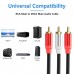 RCA Y Splitter Cable RCA to 2 RCA Stereo Audio Subwoofer Cable Male to Male Splitter Audio Cord for Amplifier Speaker Sound TV Audio Connection Cable RCA Y Splitter Cable RCA to 2 RCA Stereo Audio Subwoofer Cable Male to Male Splitter Audio Cord for Amplifier Speaker Sound TV Audio Connection Cable