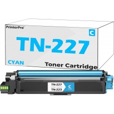Compatible Replacement for Brother TN227 Toner Cartridges TN-227 High Yield of TN223 TN-223 - Brother HL-L3210CW HL-L3230CDW HL-L3290CDW MFC-L3770CDW MFC-L3750CDW 3770CDW (1* Cyan)