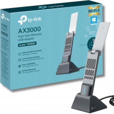TP-Link AX3000 WiFi 6 USB Adapter for Desktop PC (Archer TX50UH) - Dual Band Wireless Network Adapter, Ultra-Low Latency, MU-MIMO, OFDMA, Refined Security, WPA3, Supports Windows 11/10