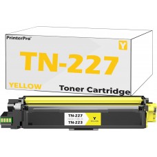 Compatible Replacement for Brother TN227 Toner Cartridges TN-227 High Yield of TN223 TN-223 - Brother HL-L3210CW HL-L3230CDW HL-L3290CDW MFC-L3770CDW MFC-L3750CDW 3770CDW (1* Yellow)