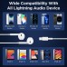 Apple Earbuds for iPhone Headphones Wired Lightning Earphones [Apple MFi Certified] Built-in Microphone & Volume Control Headsets Compatible with iPhone 14/13/12/11/XR/XS/X/8/7/SE/Pro/Pro Max