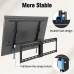 Mounting Dream TV Wall Mount for Most 37-75" TVs, Tilting TV Mount Low Profile up to VESA 600x400mm and 132 LBS Loading, Fits 16", 18", 24" Studs, Easy for TV Centering and Space Saving MD2268-LK